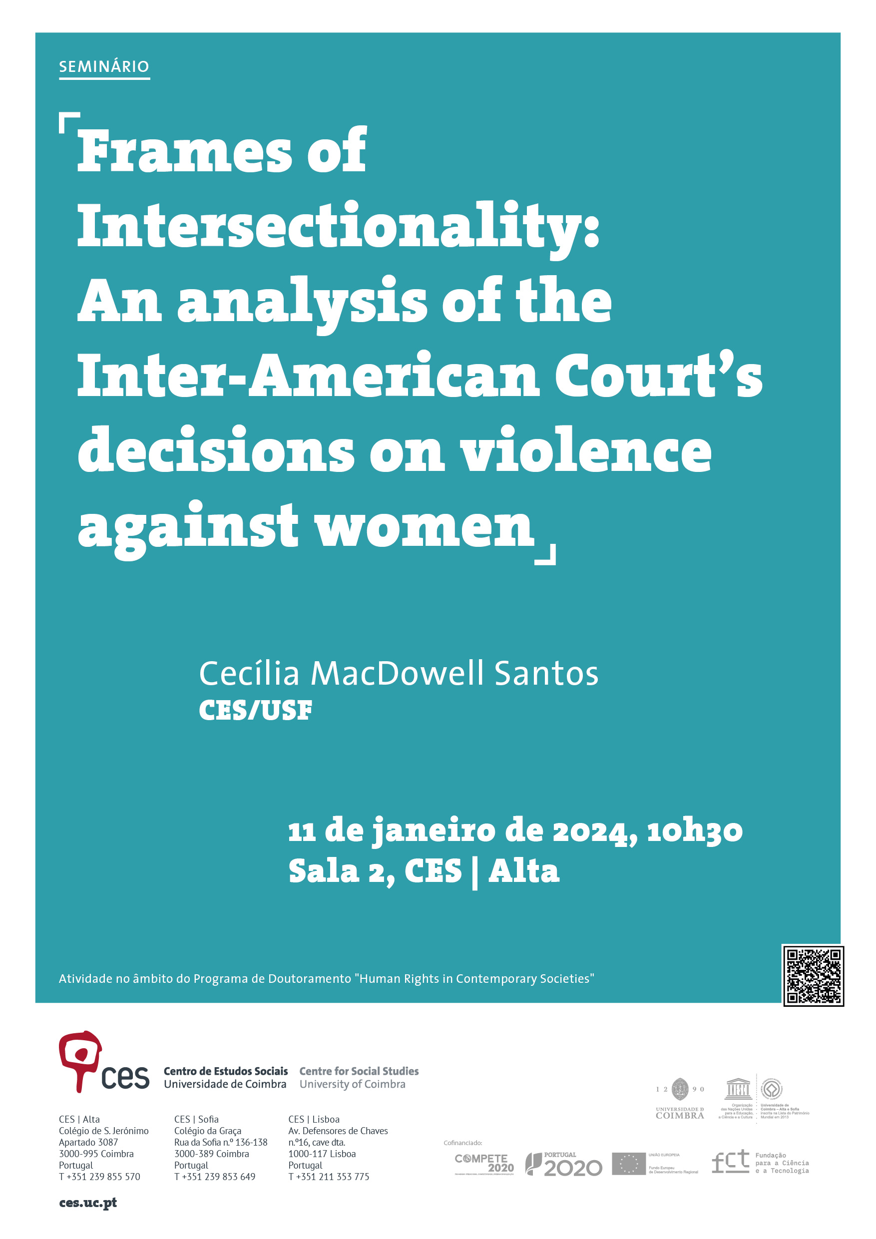 Frames of Intersectionality: An analysis of the Inter-American Court’s decisions on violence against women<span id="edit_44794"><script>$(function() { $('#edit_44794').load( "/myces/user/editobj.php?tipo=evento&id=44794" ); });</script></span>