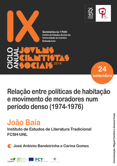 The relationship between housing policies and residents' movement  in a dense period (1974-1976)<span id="edit_8963"><script>$(function() { $('#edit_8963').load( "/myces/user/editobj.php?tipo=evento&id=8963" ); });</script></span>