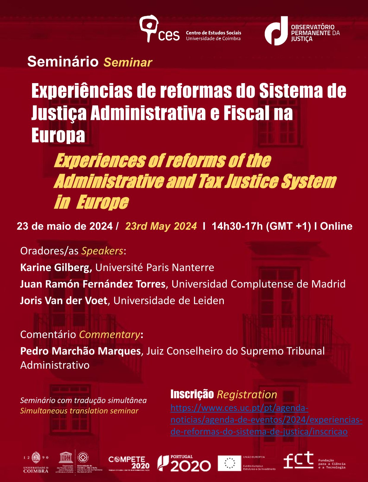 Experiences in reforming the administrative justice system in Europe <span id="edit_45855"><script>$(function() { $('#edit_45855').load( "/myces/user/editobj.php?tipo=evento&id=45855" ); });</script></span>