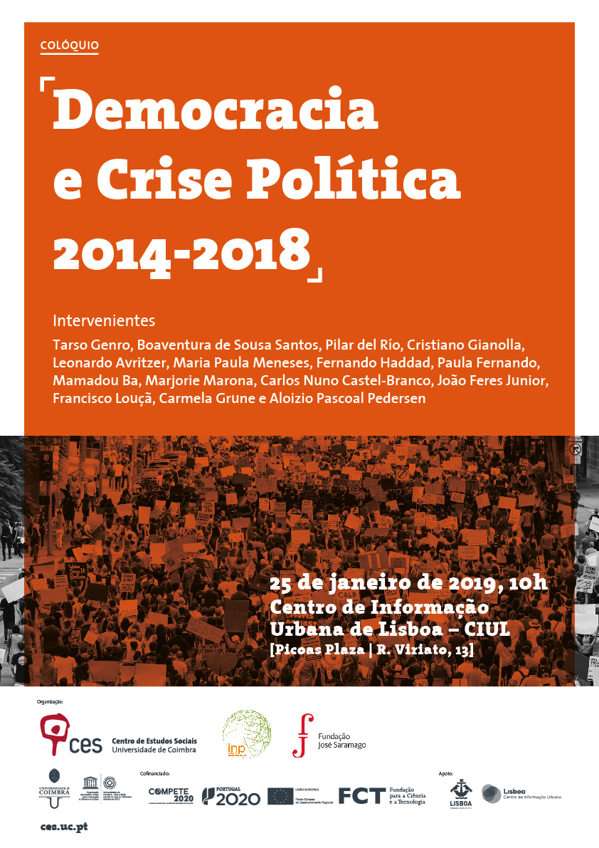 Democracia e Crise Política no Brasil e no Mundo - 2014-2018<span id="edit_22093"><script>$(function() { $('#edit_22093').load( "/myces/user/editobj.php?tipo=evento&id=22093" ); });</script></span>