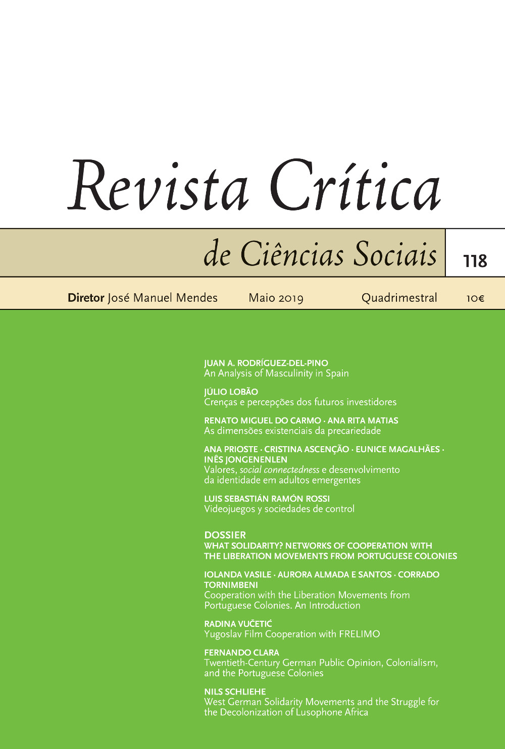 Revista Crítica de Ciências Sociais #118