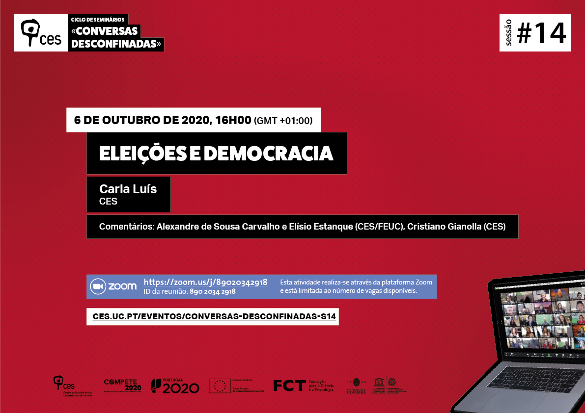 Eleições e democracia<span id="edit_30246"><script>$(function() { $('#edit_30246').load( "/myces/user/editobj.php?tipo=evento&id=30246" ); });</script></span>