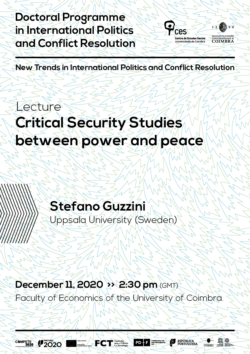Critical Security Studies between power and peace<span id="edit_31450"><script>$(function() { $('#edit_31450').load( "/myces/user/editobj.php?tipo=evento&id=31450" ); });</script></span>