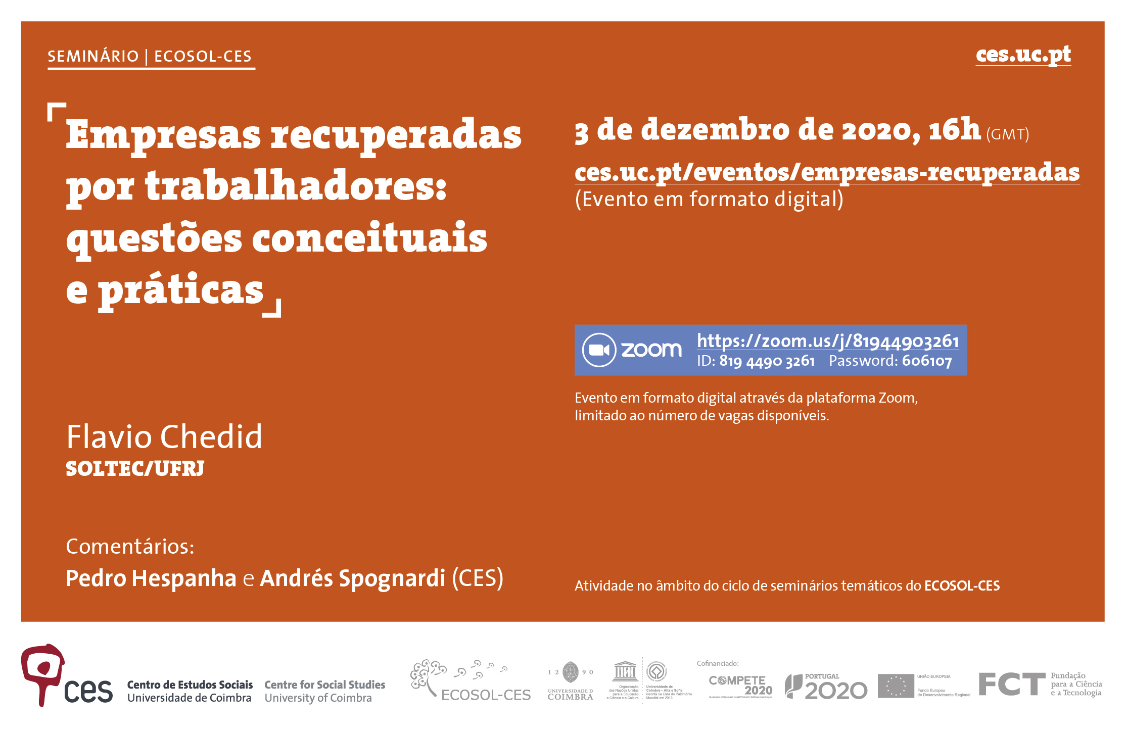 Companies recovered by workers: conceptual and practical issues<span id="edit_31474"><script>$(function() { $('#edit_31474').load( "/myces/user/editobj.php?tipo=evento&id=31474" ); });</script></span>