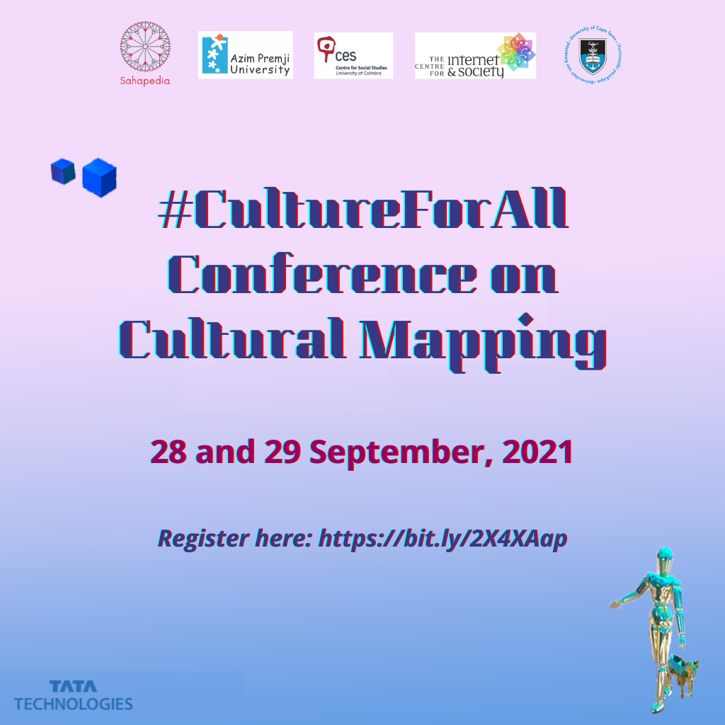 #CultureForAll Conference on Cultural Mapping<span id="edit_35424"><script>$(function() { $('#edit_35424').load( "/myces/user/editobj.php?tipo=evento&id=35424" ); });</script></span>