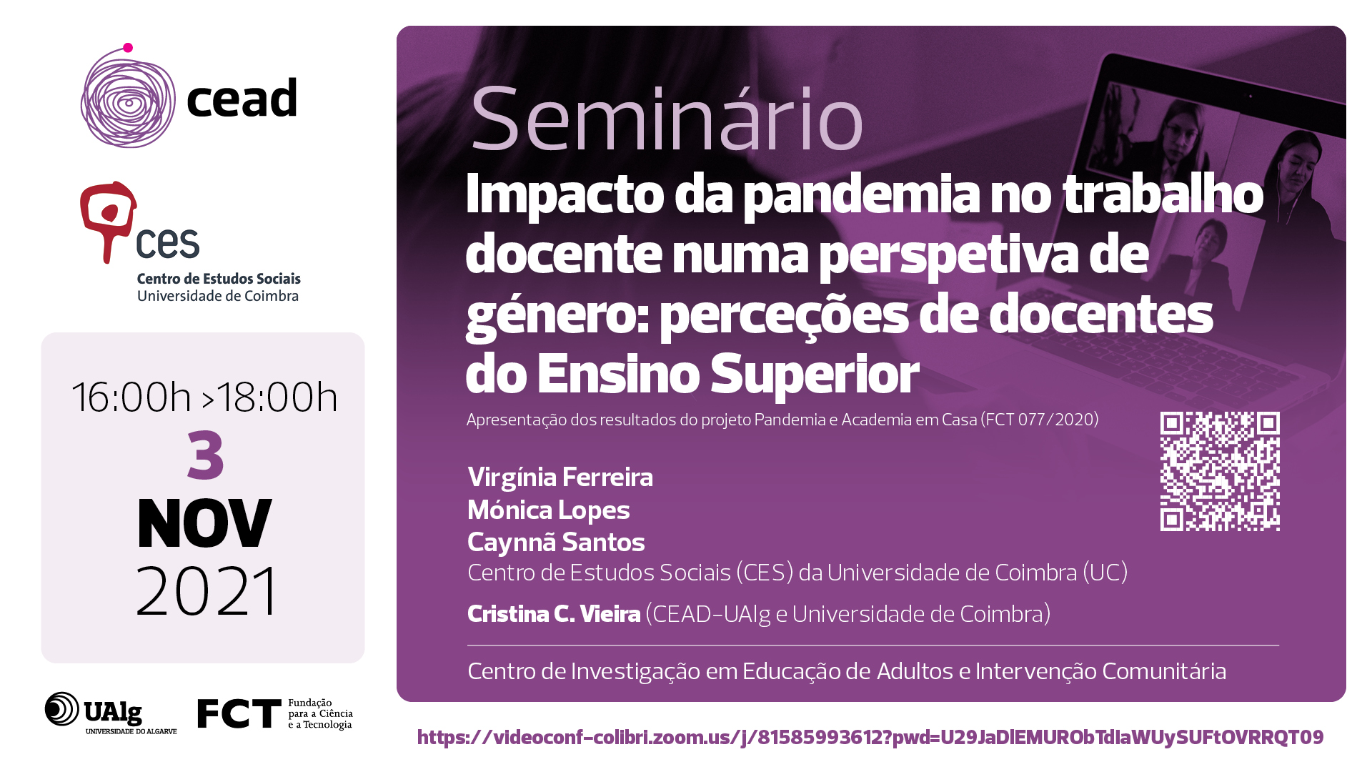 The pandemic's impact on teaching from a gender perspective: perceptions of Higher Education teachers<span id="edit_35901"><script>$(function() { $('#edit_35901').load( "/myces/user/editobj.php?tipo=evento&id=35901" ); });</script></span>
