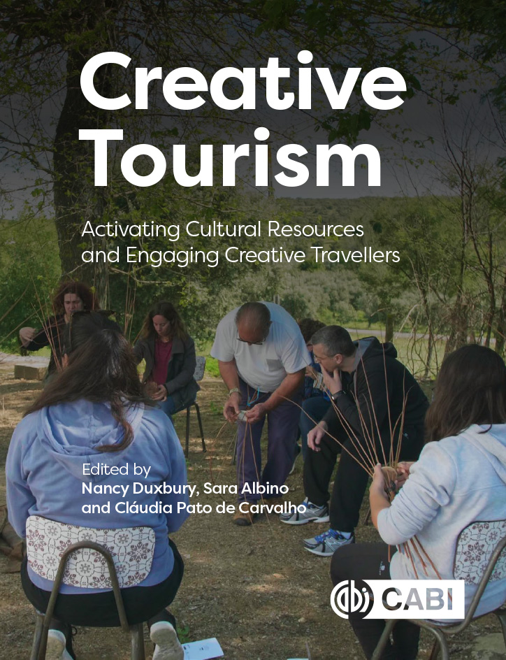 «Creative Tourism: Activating Cultural Resources and Engaging Creative Travellers» | Ed: Nancy Duxbury, Sara Albino, Cláudia Pato de Carvalho<span id="edit_36307"><script>$(function() { $('#edit_36307').load( "/myces/user/editobj.php?tipo=evento&id=36307" ); });</script></span>