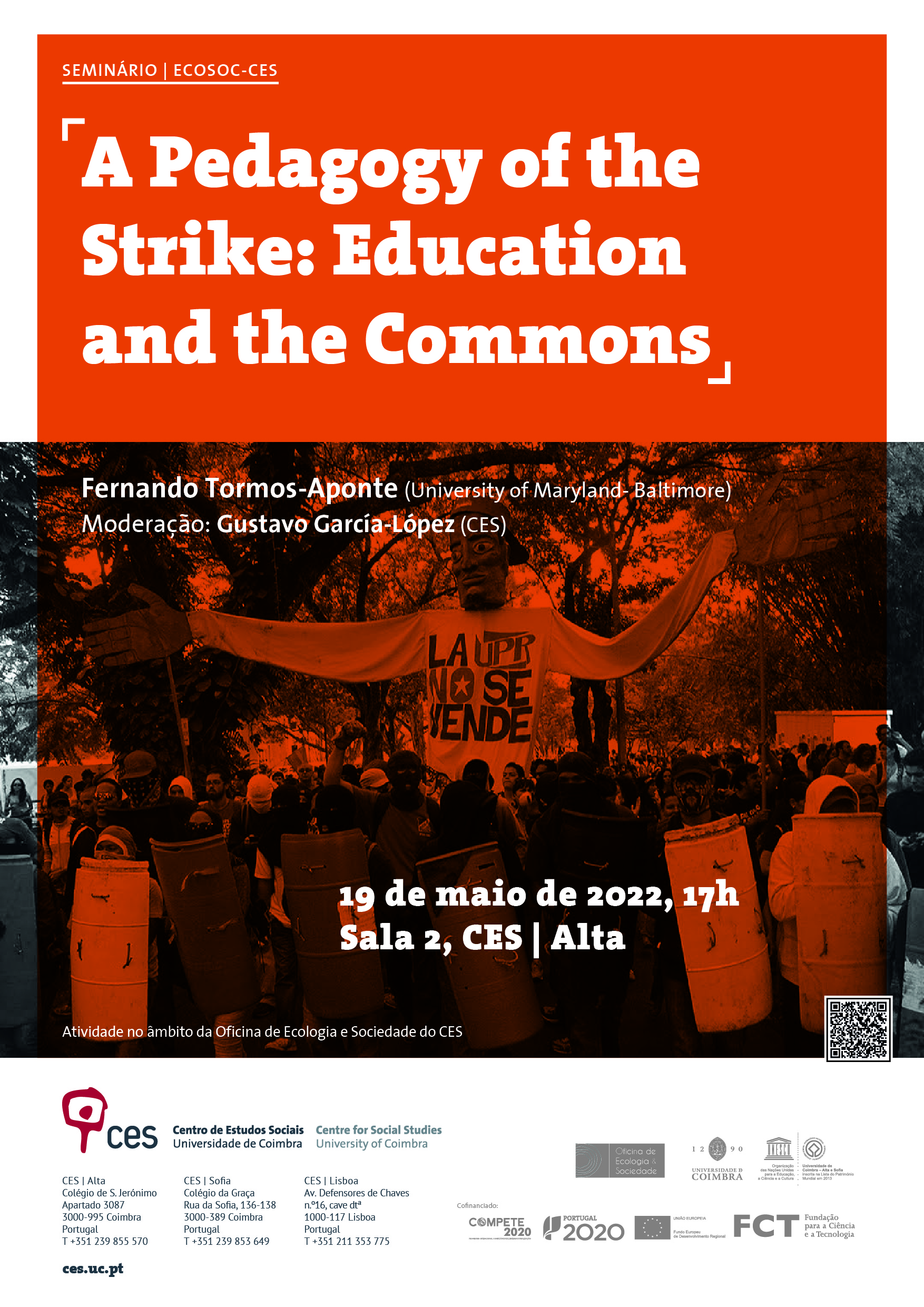 A Pedagogy of the Strike: Education and the Commons<span id="edit_38486"><script>$(function() { $('#edit_38486').load( "/myces/user/editobj.php?tipo=evento&id=38486" ); });</script></span>