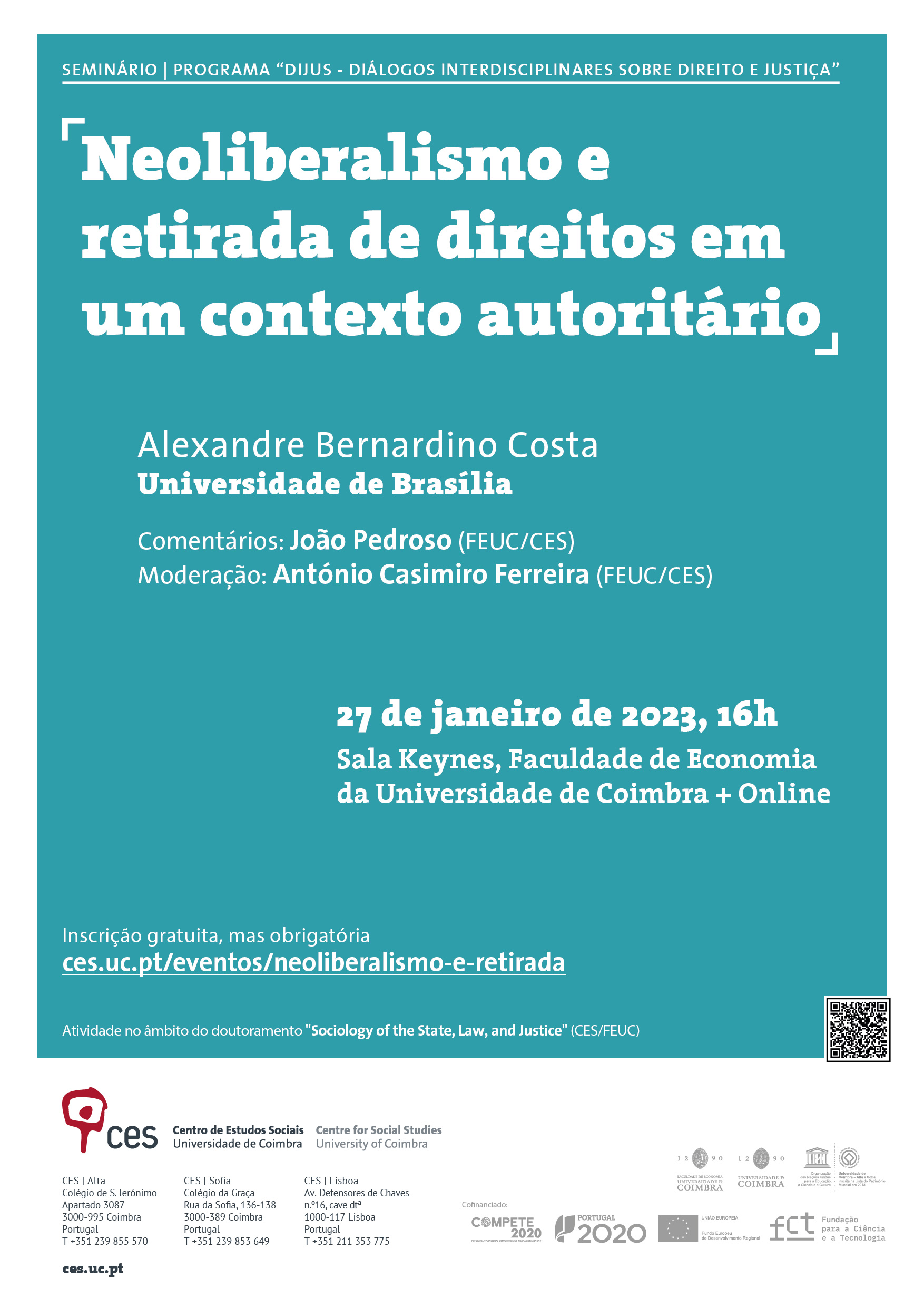 Neoliberalism and the removal of rights in an authoritarian context <span id="edit_41823"><script>$(function() { $('#edit_41823').load( "/myces/user/editobj.php?tipo=evento&id=41823" ); });</script></span>