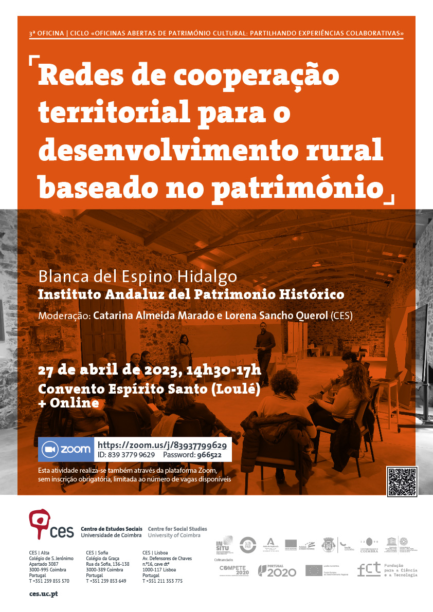3rd WORKSHOP | Territorial cooperation networks for heritage-based rural development<span id="edit_42515"><script>$(function() { $('#edit_42515').load( "/myces/user/editobj.php?tipo=evento&id=42515" ); });</script></span>
