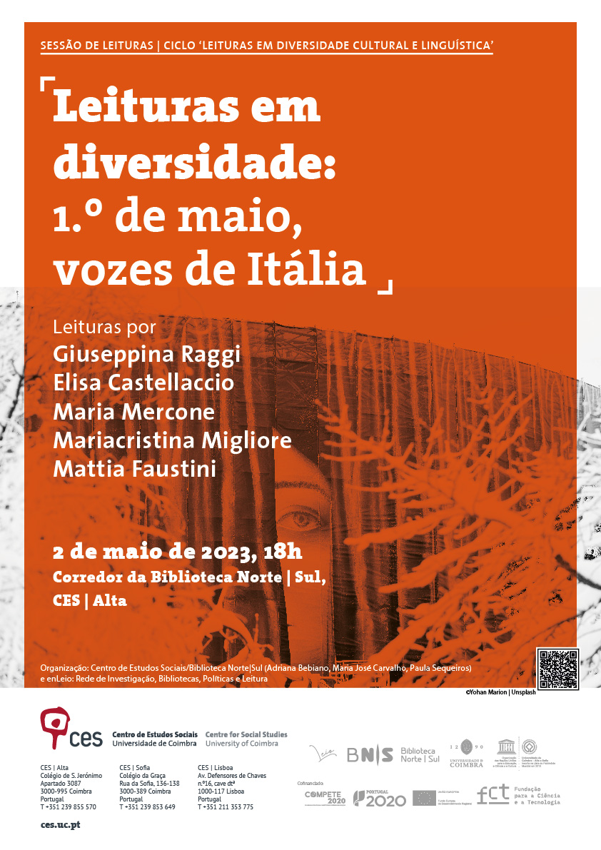 Readings in Diversity: 1st of May, voices of Italy<span id="edit_42894"><script>$(function() { $('#edit_42894').load( "/myces/user/editobj.php?tipo=evento&id=42894" ); });</script></span>