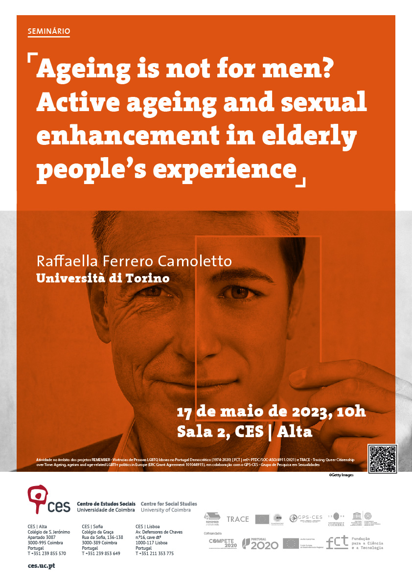 Ageing is not for men? Active ageing and sexual enhancement in elderly people’s experience<span id="edit_43184"><script>$(function() { $('#edit_43184').load( "/myces/user/editobj.php?tipo=evento&id=43184" ); });</script></span>