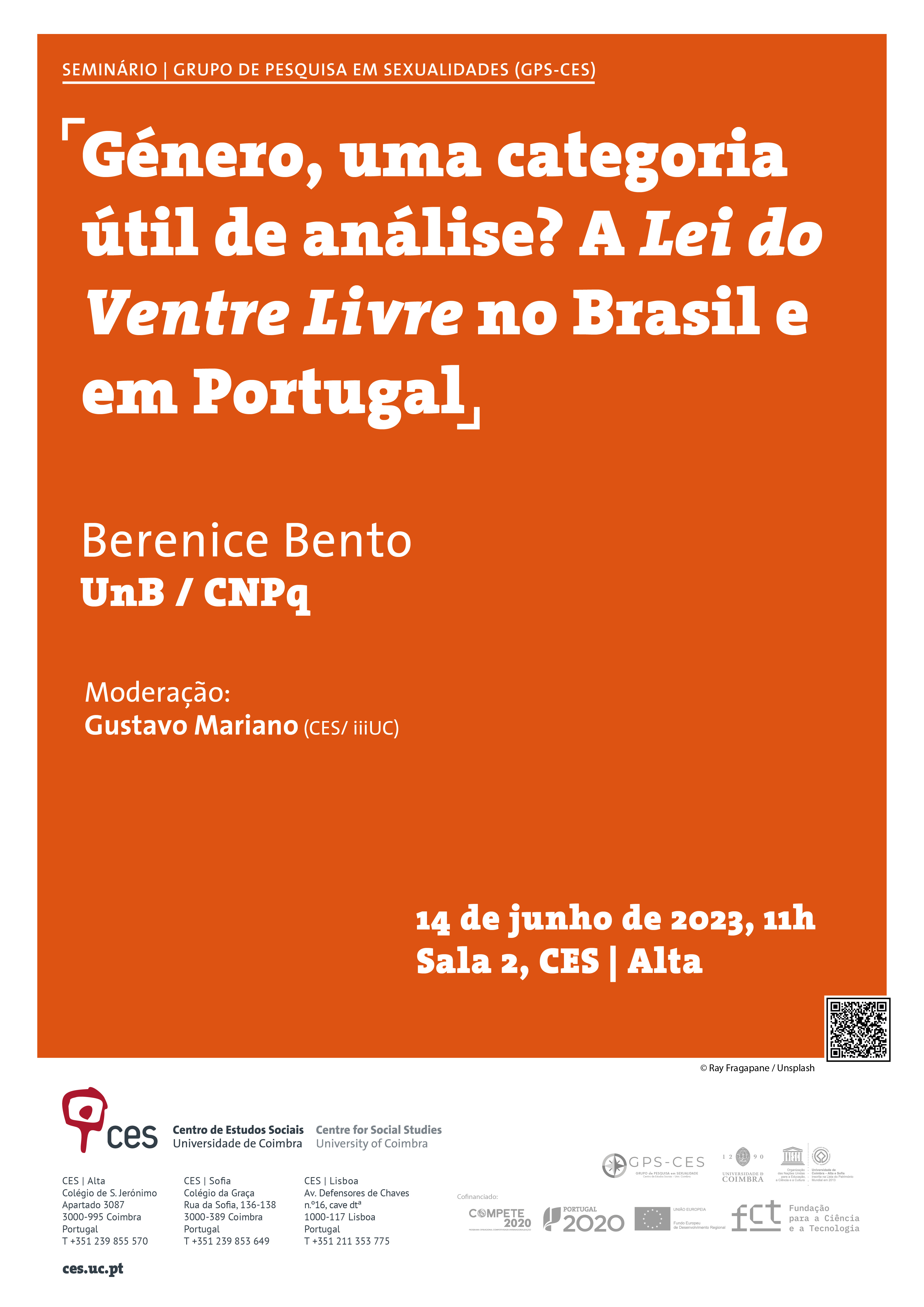 Género, uma categoria útil de análise? A Lei do Ventre Livre no Brasil e em Portugal<span id="edit_43336"><script>$(function() { $('#edit_43336').load( "/myces/user/editobj.php?tipo=evento&id=43336" ); });</script></span>