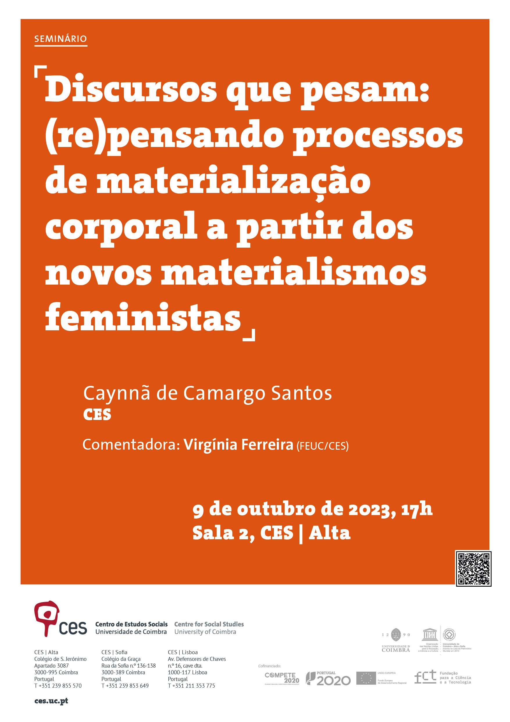 Discourses that weigh: (re)thinking processes of bodily materialisation based on new feminist materialisms<span id="edit_44032"><script>$(function() { $('#edit_44032').load( "/myces/user/editobj.php?tipo=evento&id=44032" ); });</script></span>