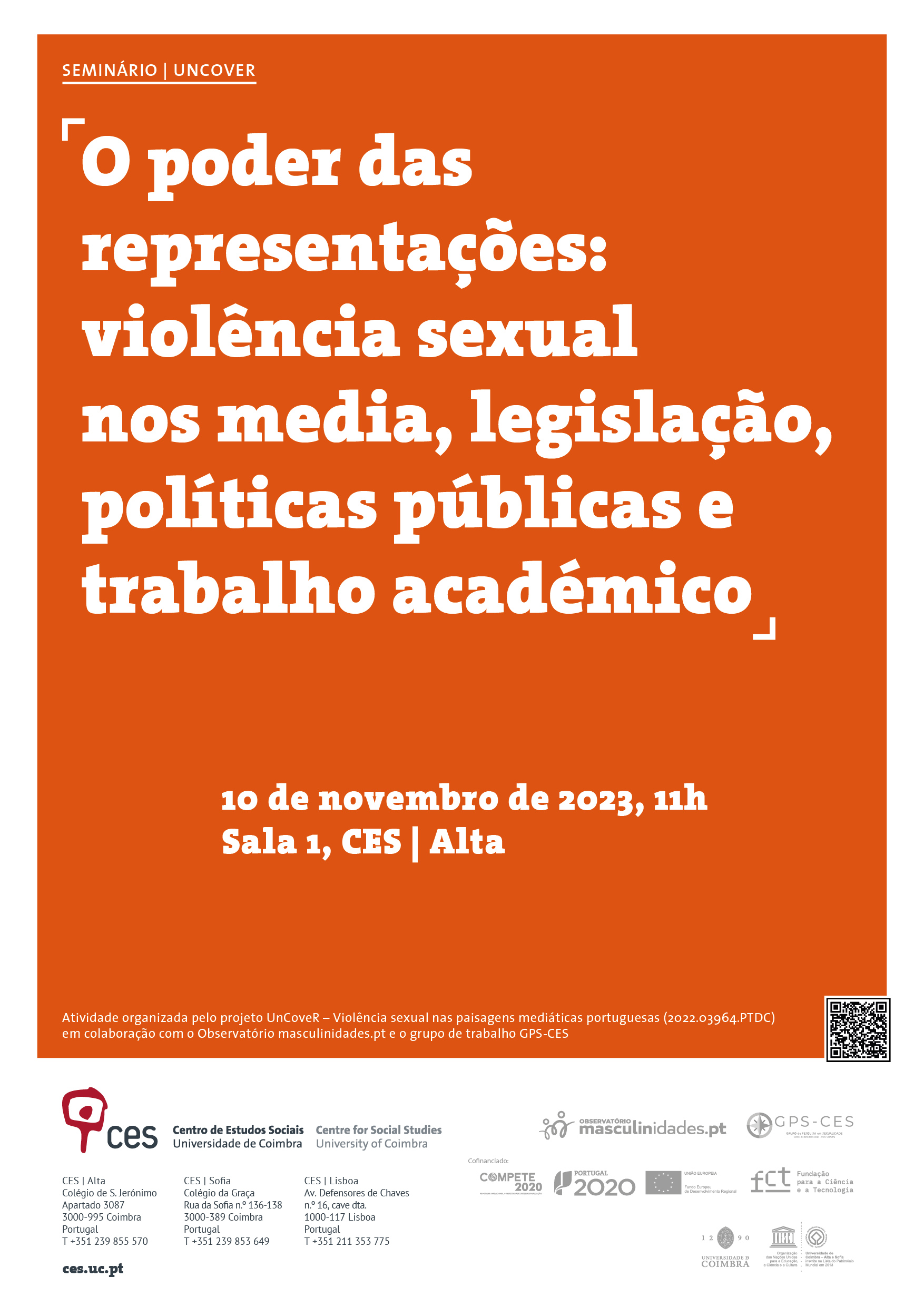 The power of representations: sexual violence in the media, legislation, public policies and academic work <br />
	 <span id="edit_44048"><script>$(function() { $('#edit_44048').load( "/myces/user/editobj.php?tipo=evento&id=44048" ); });</script></span>
