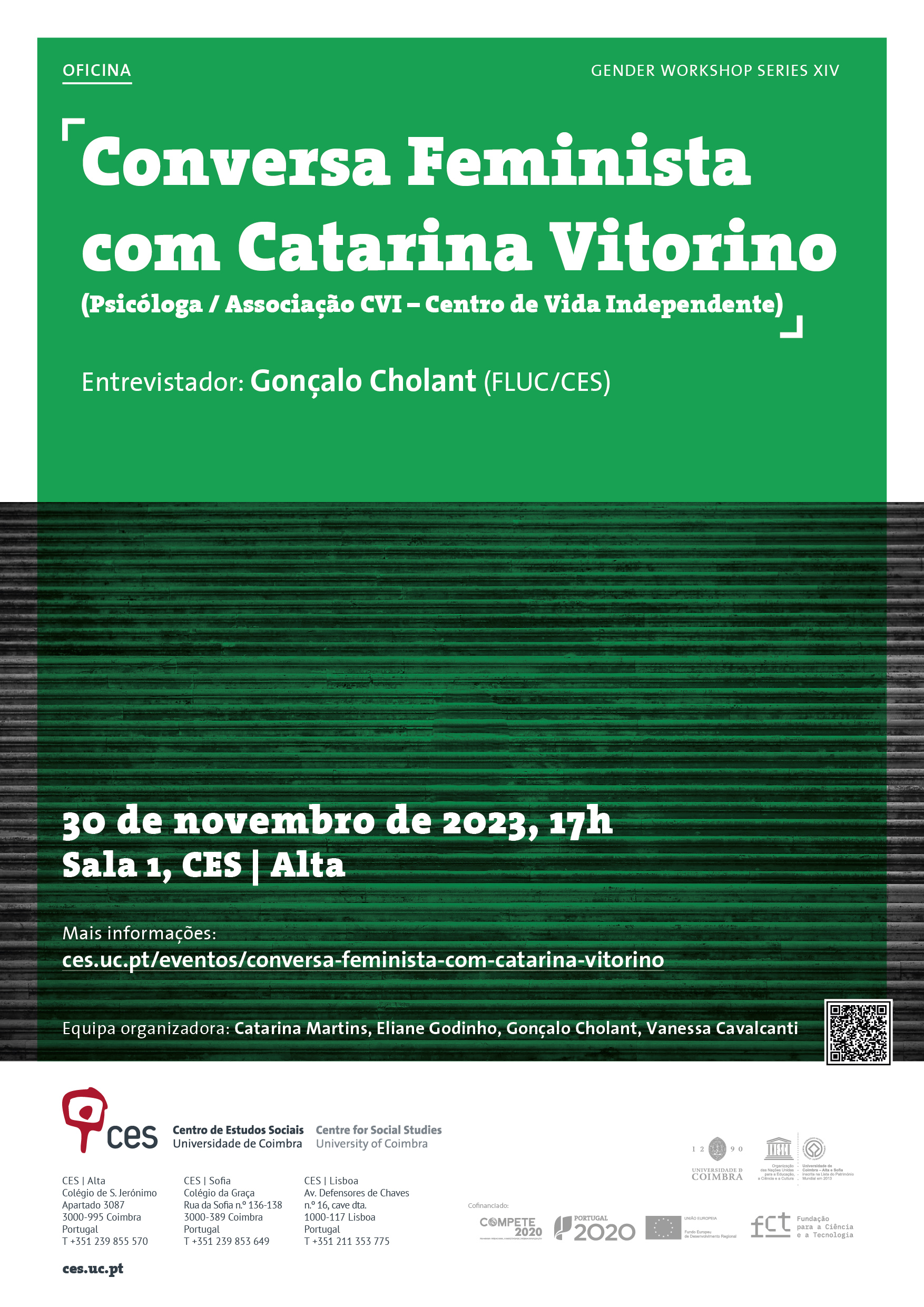 Feminist Talk with Catarina Vitorino<span id="edit_44280"><script>$(function() { $('#edit_44280').load( "/myces/user/editobj.php?tipo=evento&id=44280" ); });</script></span>