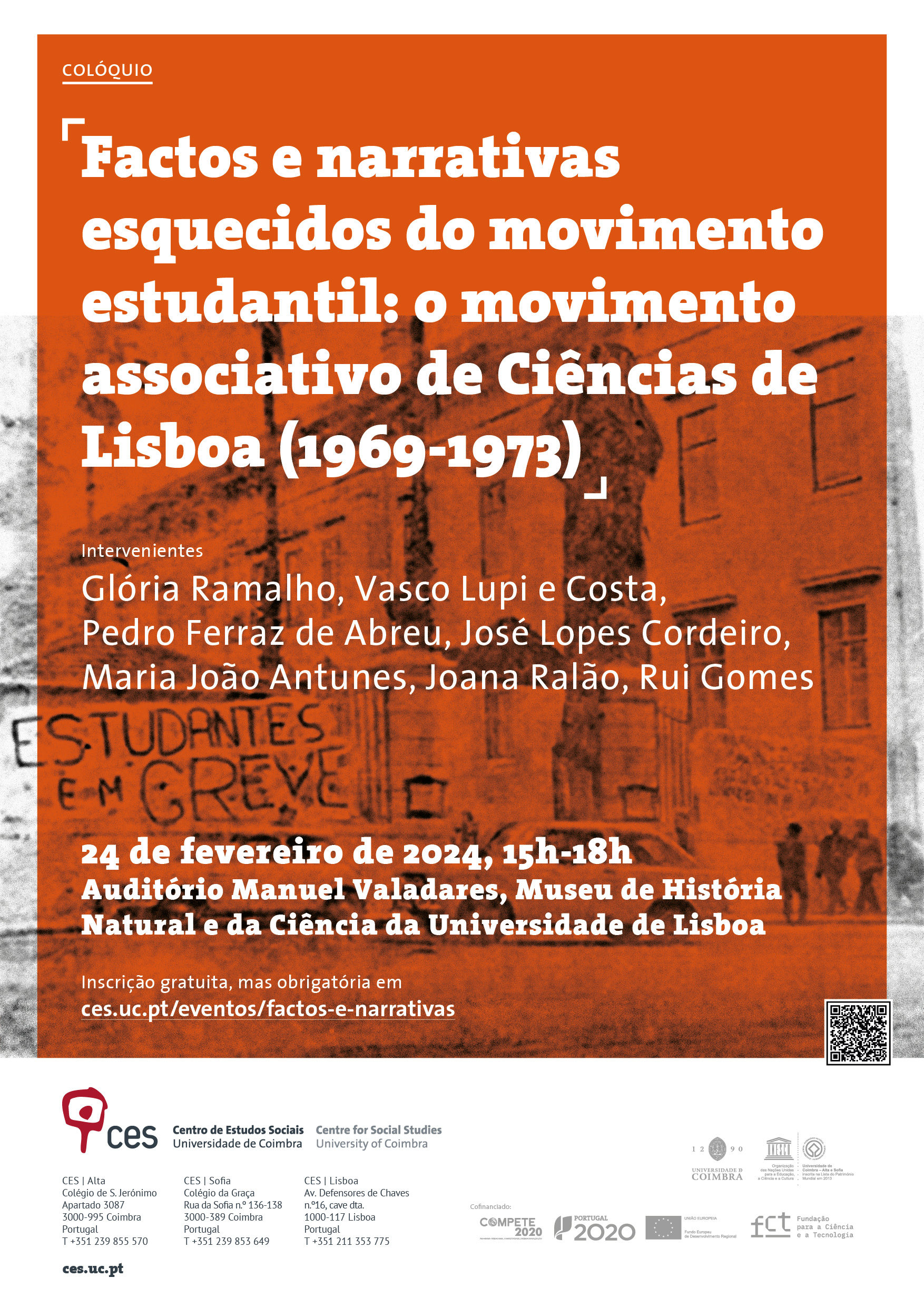 Forgotten facts and narratives of the student movement: the Lisbon Science Association (1969-1973)<span id="edit_44453"><script>$(function() { $('#edit_44453').load( "/myces/user/editobj.php?tipo=evento&id=44453" ); });</script></span>