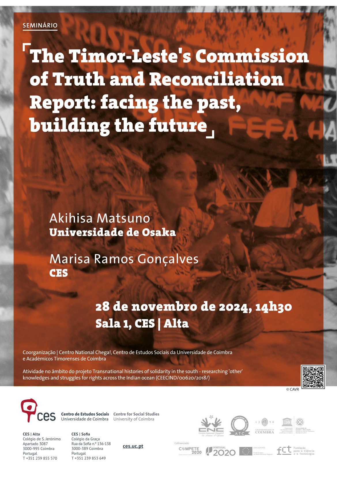 The Timor-Leste's Commission of Truth and Reconciliation Report: facing the past, building the future<span id="edit_46834"><script>$(function() { $('#edit_46834').load( "/myces/user/editobj.php?tipo=evento&id=46834" ); });</script></span>