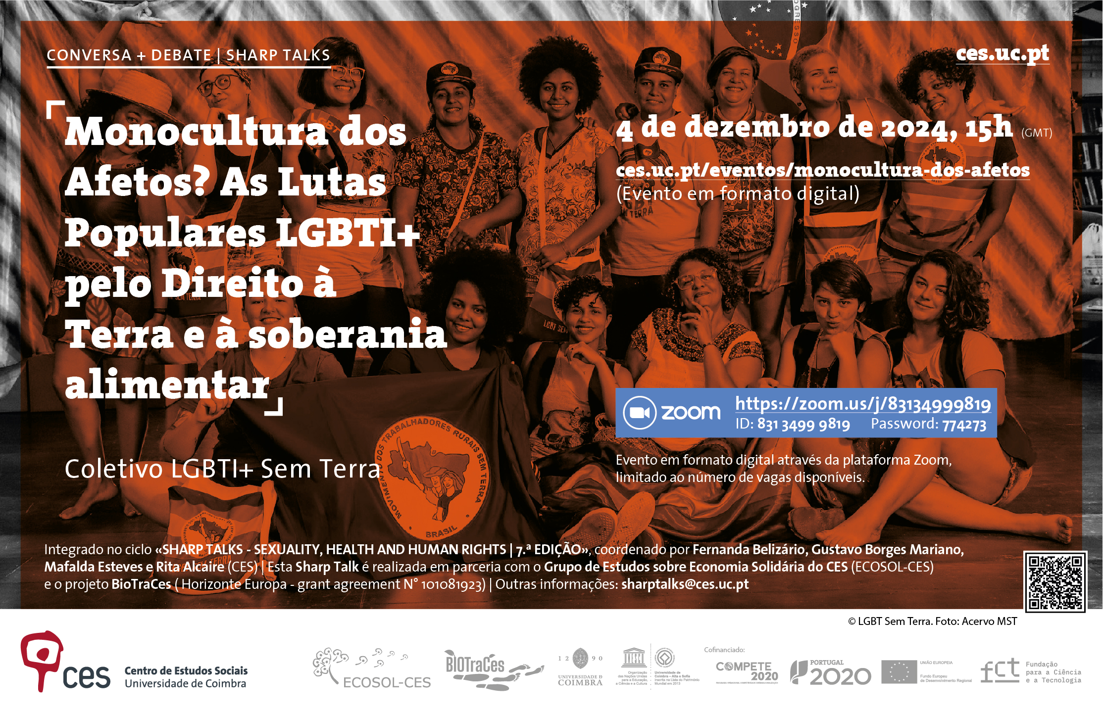 Monocultura dos Afetos? As Lutas Populares LGBTI+ pelo Direito à Terra e à soberania alimentar<span id="edit_47080"><script>$(function() { $('#edit_47080').load( "/myces/user/editobj.php?tipo=evento&id=47080" ); });</script></span>