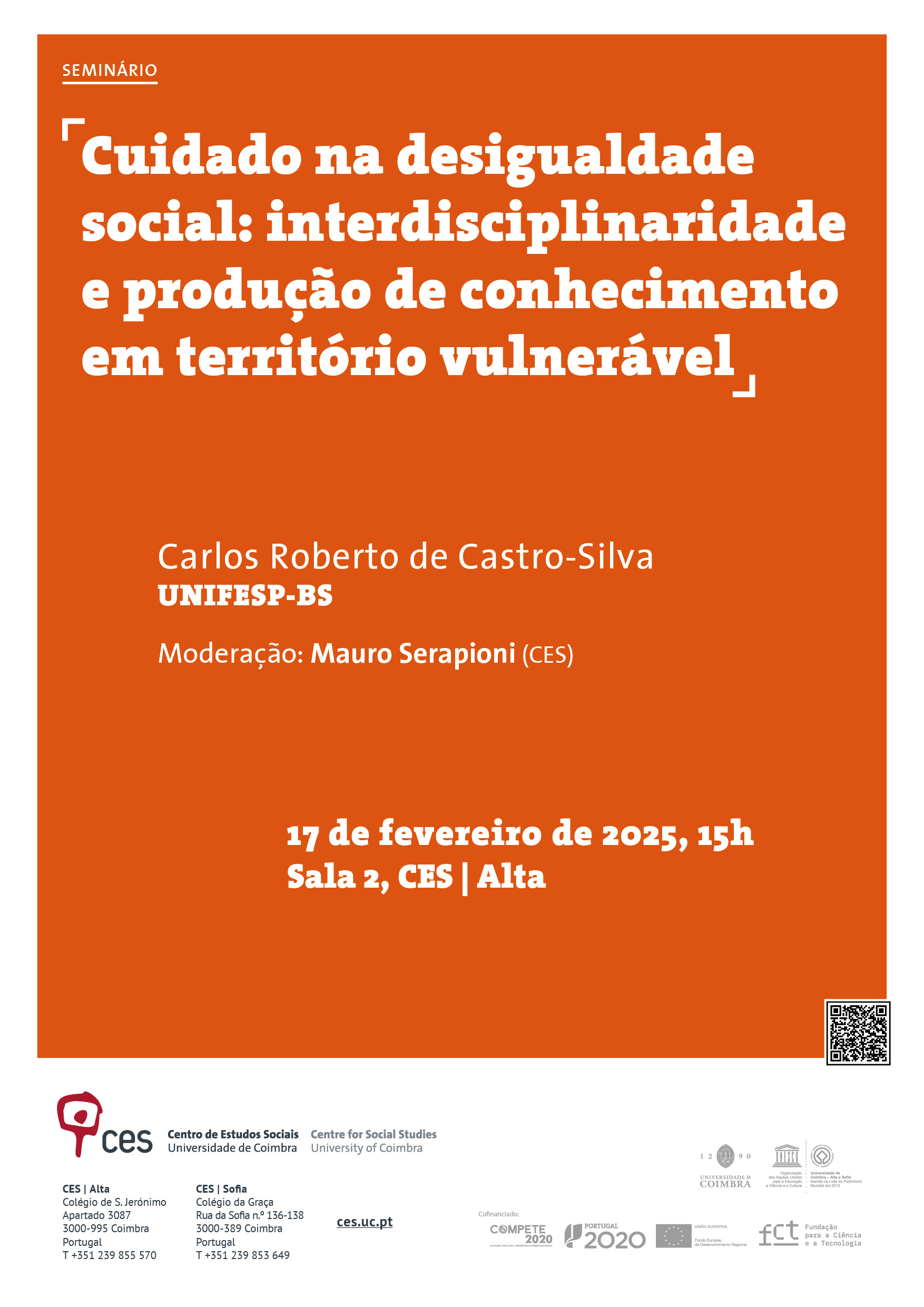 Cuidado na desigualdade social: interdisciplinaridade e produção de conhecimento em território vulnerável<span id="edit_47347"><script>$(function() { $('#edit_47347').load( "/myces/user/editobj.php?tipo=evento&id=47347" ); });</script></span>