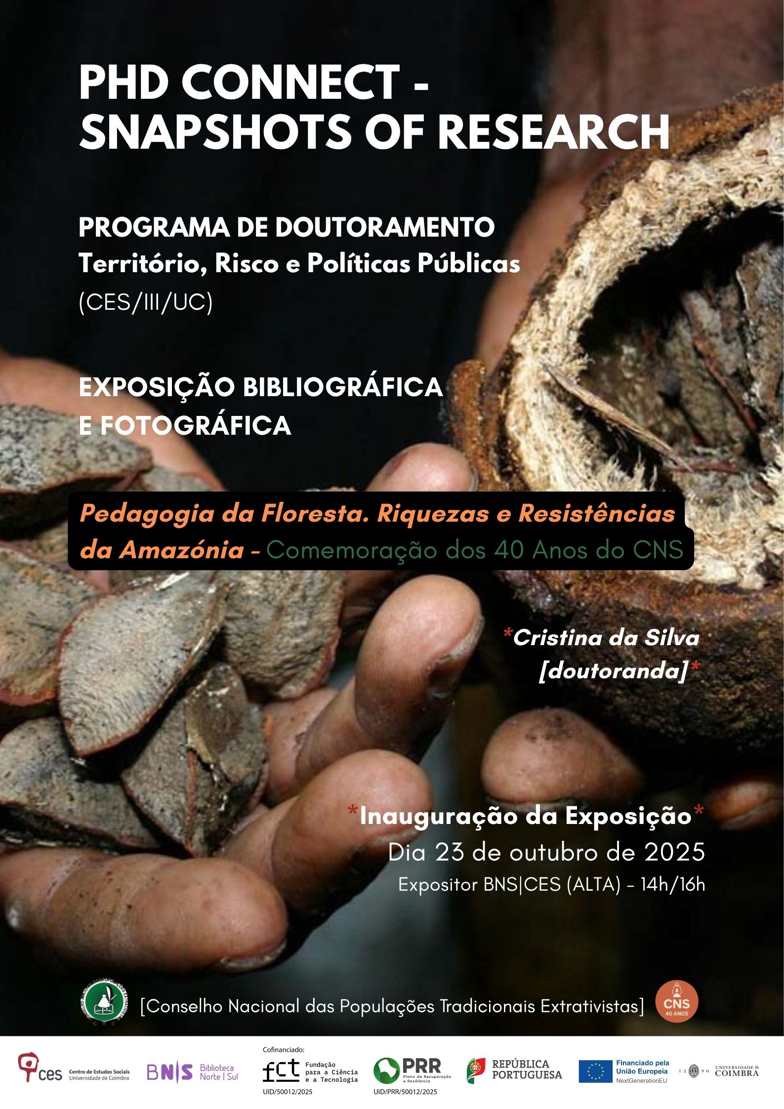 Pedagogia da Floresta. Riquezas e Resistências da Amazónia – Comemoração dos 40 anos do CNS<span id="edit_48632"><script>$(function() { $('#edit_48632').load( "/myces/user/editobj.php?tipo=evento&id=48632" ); });</script></span>