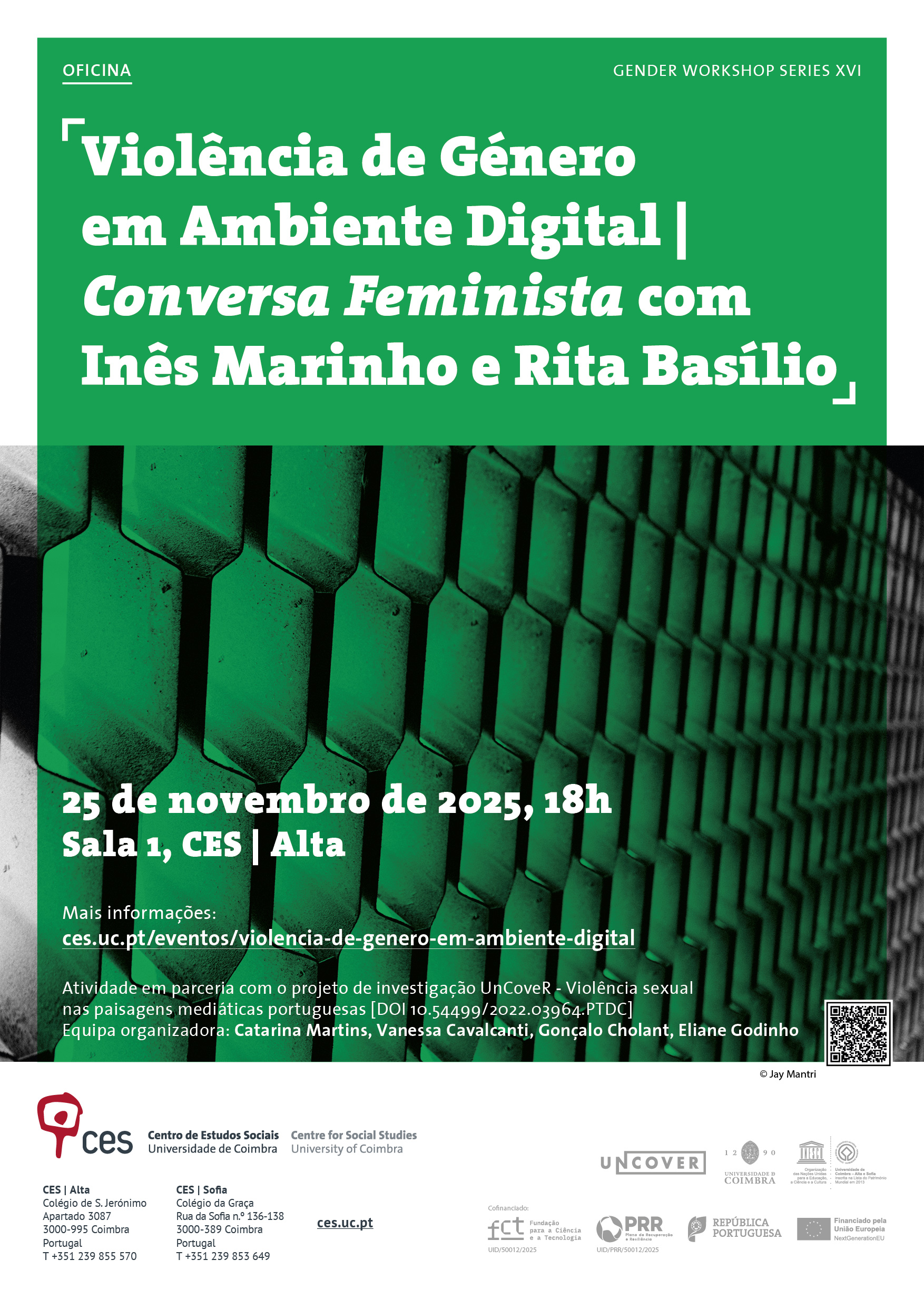 Gender-based Violence in the Digital Environment | <em>Feminist Talk </em>with Inês Marinho and Rita Basílio <span id="edit_48726"><script>$(function() { $('#edit_48726').load( "/myces/user/editobj.php?tipo=evento&id=48726" ); });</script></span>
