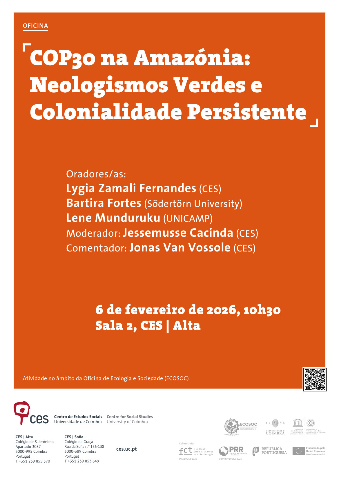 COP30 na Amaz&oacute;nia: Neologismos Verdes e Colonialidade Persistente<span id="edit_49011"><script>$(function() { $('#edit_49011').load( "/myces/user/editobj.php?tipo=evento&id=49011" ); });</script></span>