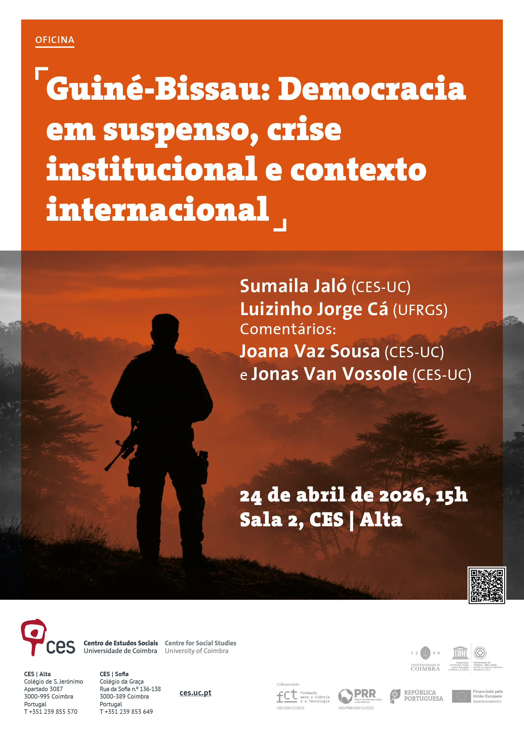 Guin&eacute;-Bissau: Democracia em suspenso, crise institucional e contexto internacional<span id="edit_49305"><script>$(function() { $('#edit_49305').load( "/myces/user/editobj.php?tipo=evento&id=49305" ); });</script></span>