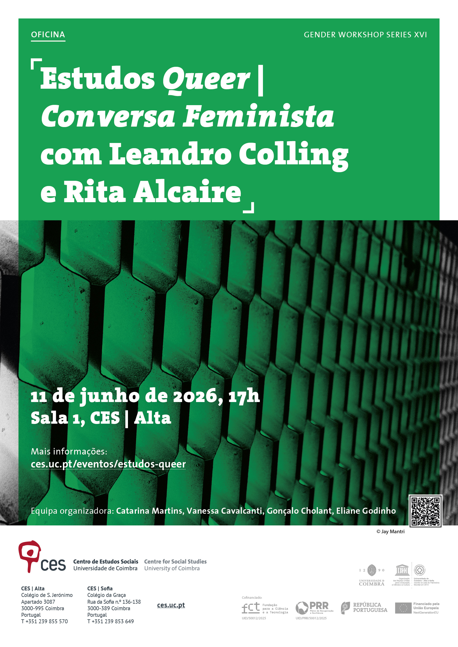 Estudos <em>Queer</em> | <em>Conversa Feminista</em> com Leandro Colling e Rita Alcaire<span id="edit_49617"><script>$(function() { $('#edit_49617').load( "/myces/user/editobj.php?tipo=evento&id=49617" ); });</script></span>