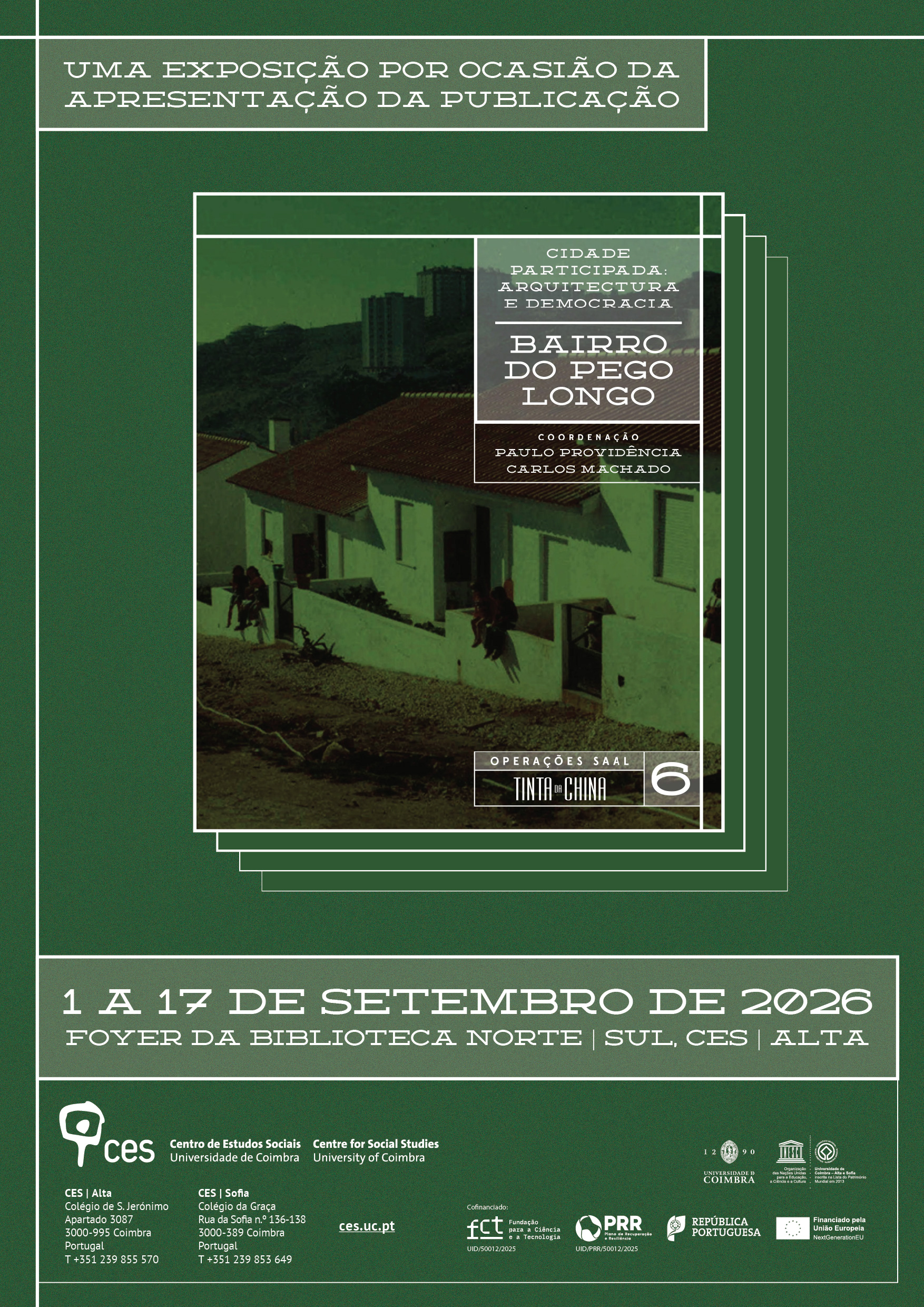 Uma exposi&ccedil;&atilde;o por ocasi&atilde;o da apresenta&ccedil;&atilde;o da publica&ccedil;&atilde;o &laquo;Bairro do Pego Longo&raquo;<span id="edit_49967"><script>$(function() { $('#edit_49967').load( "/myces/user/editobj.php?tipo=evento&id=49967" ); });</script></span>