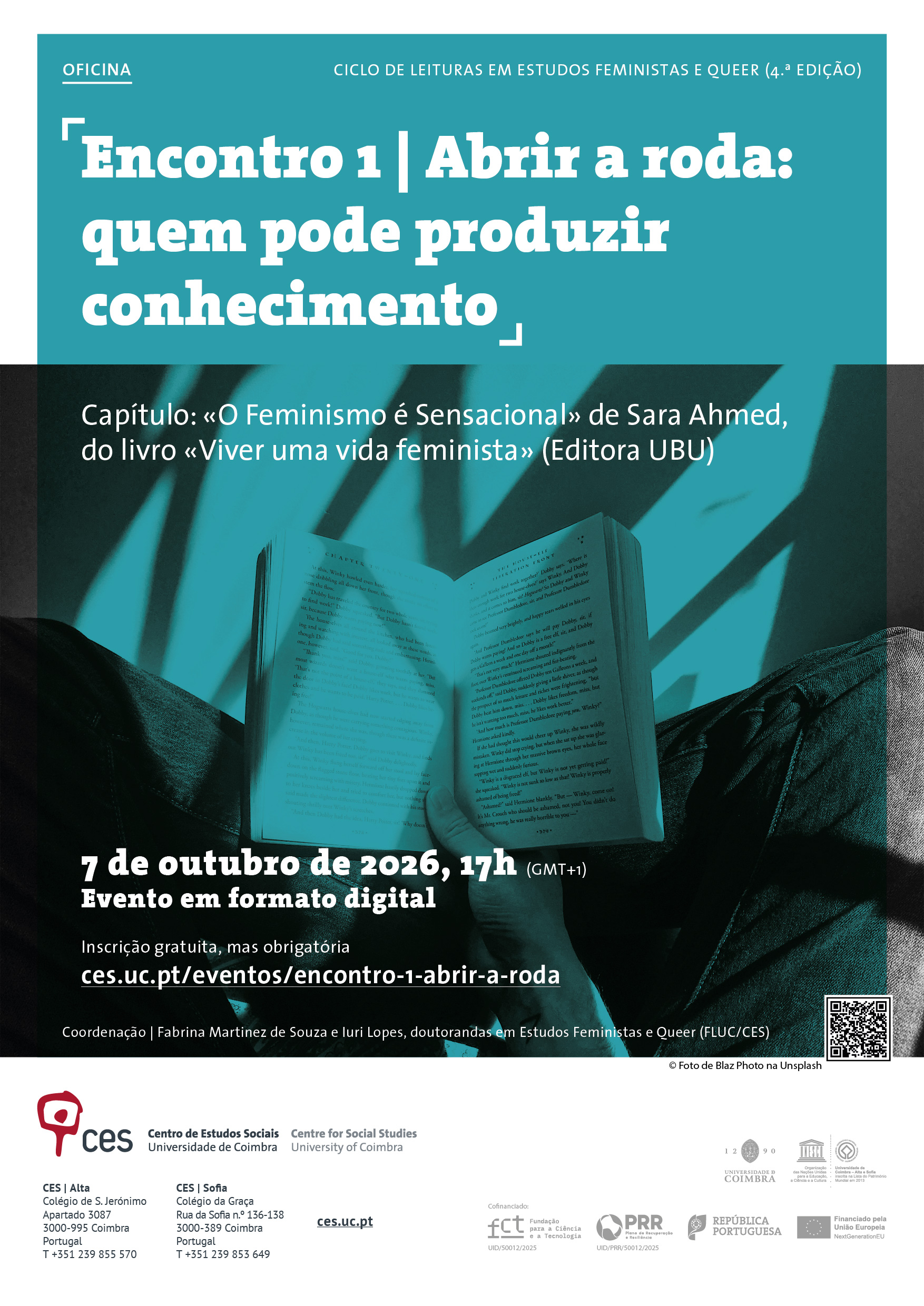 Encontro 1 | Abrir a roda: quem pode produzir conhecimento?<span id="edit_50113"><script>$(function() { $('#edit_50113').load( "/myces/user/editobj.php?tipo=evento&id=50113" ); });</script></span>