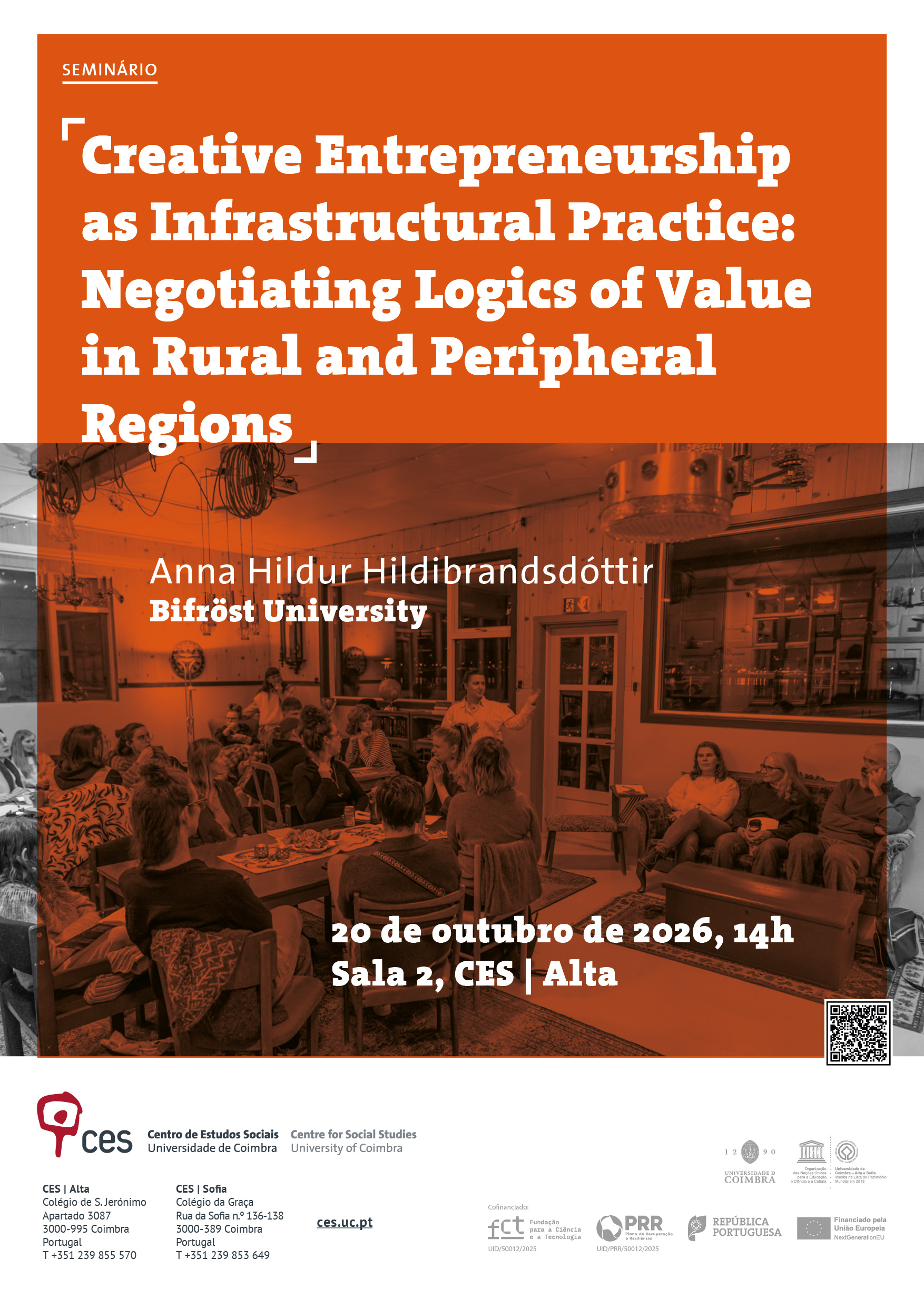 Creative Entrepreneurship as Infrastructural Practice: Negotiating Logics of Value in Rural and Peripheral Regions<span id="edit_50184"><script>$(function() { $('#edit_50184').load( "/myces/user/editobj.php?tipo=evento&id=50184" ); });</script></span>