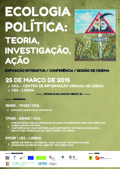 Political Ecology: theory, research, action<span id="edit_11395"><script>$(function() { $('#edit_11395').load( "/myces/user/editobj.php?tipo=evento&id=11395" ); });</script></span>