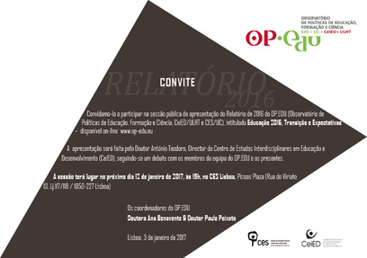 Observatory for Education and Training policies 2016 Report  | OP.EDU<span id="edit_15758"><script>$(function() { $('#edit_15758').load( "/myces/user/editobj.php?tipo=evento&id=15758" ); });</script></span>
