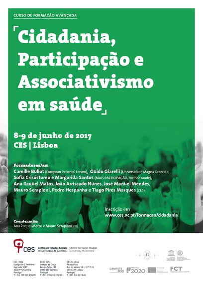 Citizenship, Participation and Associativism in Health<span id="edit_16754"><script>$(function() { $('#edit_16754').load( "/myces/user/editobj.php?tipo=evento&id=16754" ); });</script></span>