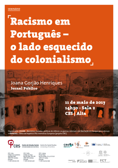 Racismo em Português – o lado esquecido do colonialismo<span id="edit_16990"><script>$(function() { $('#edit_16990').load( "/myces/user/editobj.php?tipo=evento&id=16990" ); });</script></span>