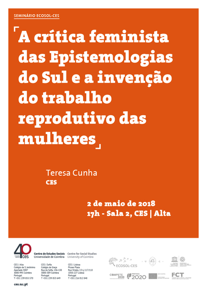 The Feminist Critique of Epistemologies of the South and the Invention of Women's Reproductive Work<span id="edit_18520"><script>$(function() { $('#edit_18520').load( "/myces/user/editobj.php?tipo=evento&id=18520" ); });</script></span>