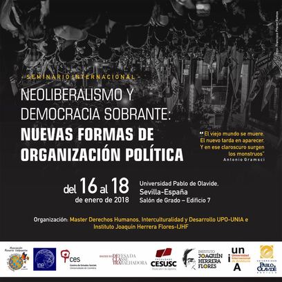 Neoliberalism and Surplus Democracy: new forms of political organisation<span id="edit_18926"><script>$(function() { $('#edit_18926').load( "/myces/user/editobj.php?tipo=evento&id=18926" ); });</script></span>