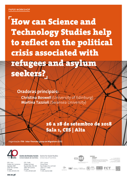 How can Science and Technology Studies help to reflect on the political crisis associated with refugees and asylum seekers?<span id="edit_18996"><script>$(function() { $('#edit_18996').load( "/myces/user/editobj.php?tipo=evento&id=18996" ); });</script></span>