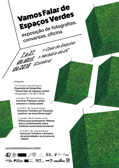 Let's Talk About Green Spaces | Coimbra em Transição: Building a Wonderful Place<span id="edit_19359"><script>$(function() { $('#edit_19359').load( "/myces/user/editobj.php?tipo=evento&id=19359" ); });</script></span>