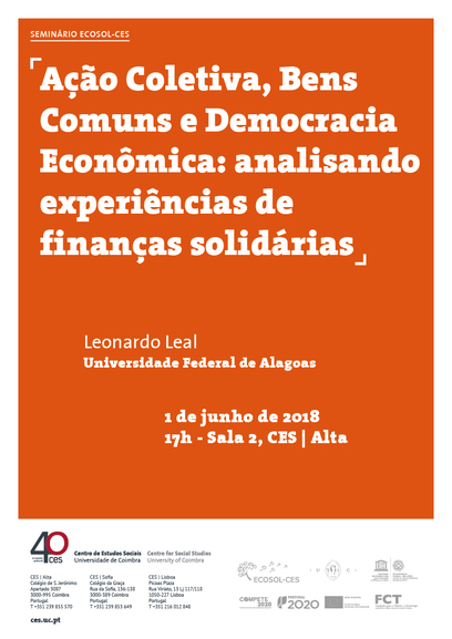 Collective Action, Common Goods and Economic Democracy: analysing solidarity finance experiences <span id="edit_19843"><script>$(function() { $('#edit_19843').load( "/myces/user/editobj.php?tipo=evento&id=19843" ); });</script></span>