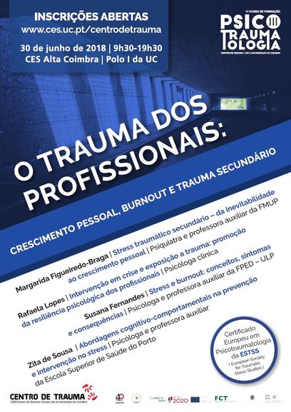 Trauma of the Professionals: Personal Growth, Burnout and Secondary Trauma-<span id="edit_20180"><script>$(function() { $('#edit_20180').load( "/myces/user/editobj.php?tipo=evento&id=20180" ); });</script></span>