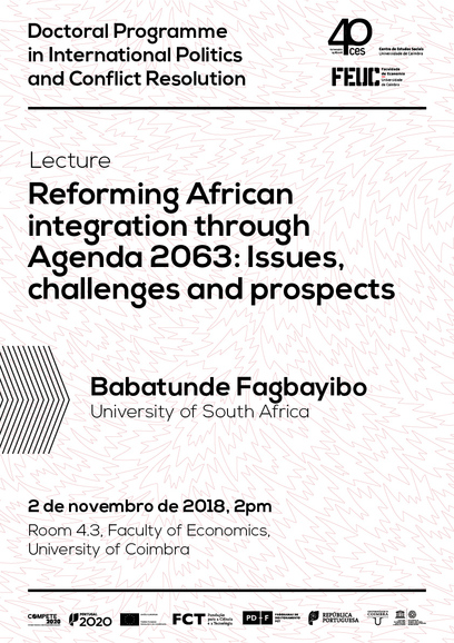 Reforming African integration through Agenda 2063: Issues, challenges and prospects<span id="edit_20781"><script>$(function() { $('#edit_20781').load( "/myces/user/editobj.php?tipo=evento&id=20781" ); });</script></span>