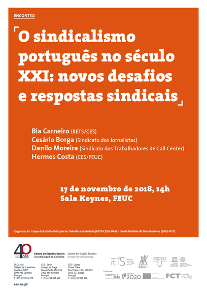 Portuguese unionism in the 21st century: new challenges and union responses<span id="edit_21002"><script>$(function() { $('#edit_21002').load( "/myces/user/editobj.php?tipo=evento&id=21002" ); });</script></span>