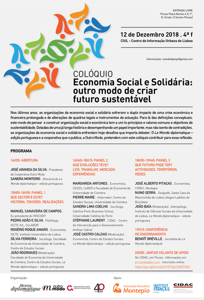 Social and Solidarity Economy: another way to create a sustainable future<span id="edit_21464"><script>$(function() { $('#edit_21464').load( "/myces/user/editobj.php?tipo=evento&id=21464" ); });</script></span>