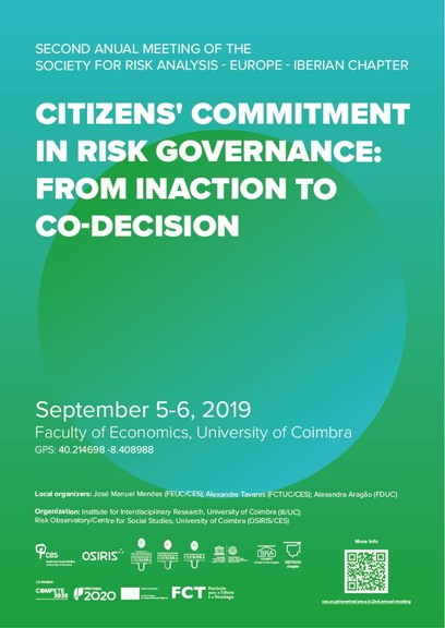 Citizens' Commitment in Risk Governance: From Inaction to Co-Decision<span id="edit_23641"><script>$(function() { $('#edit_23641').load( "/myces/user/editobj.php?tipo=evento&id=23641" ); });</script></span>