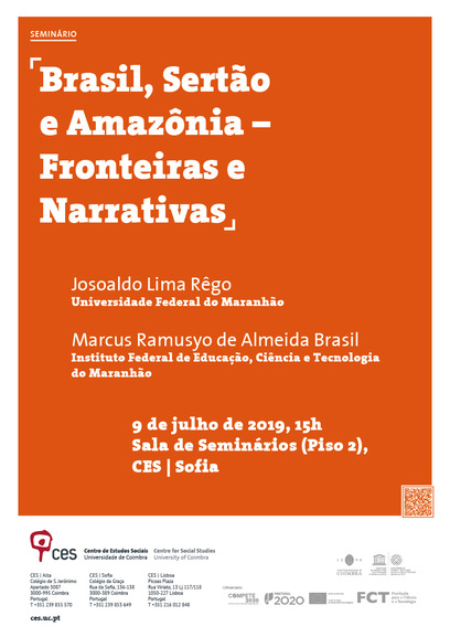 Brasil, Sertão e Amazônia – Fronteiras e Narrativas<span id="edit_25448"><script>$(function() { $('#edit_25448').load( "/myces/user/editobj.php?tipo=evento&id=25448" ); });</script></span>