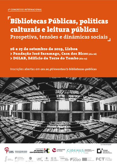 2nd International Congress of Public Libraries, Cultural Policies and Public Reading: <em>Prospects, tensions and social dynamics</em><span id="edit_25724"><script>$(function() { $('#edit_25724').load( "/myces/user/editobj.php?tipo=evento&id=25724" ); });</script></span>