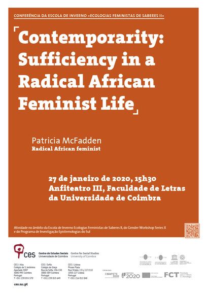 Contemporarity: Sufficiency in a Radical African Feminist Life<span id="edit_27865"><script>$(function() { $('#edit_27865').load( "/myces/user/editobj.php?tipo=evento&id=27865" ); });</script></span>