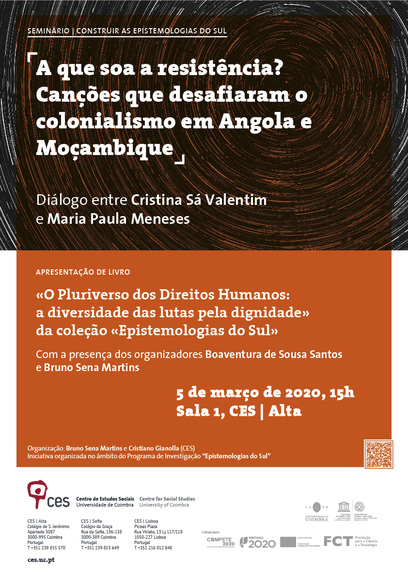 What does resistance sound like? Songs that defied colonialism in Angola and Mozambique<span id="edit_27935"><script>$(function() { $('#edit_27935').load( "/myces/user/editobj.php?tipo=evento&id=27935" ); });</script></span>